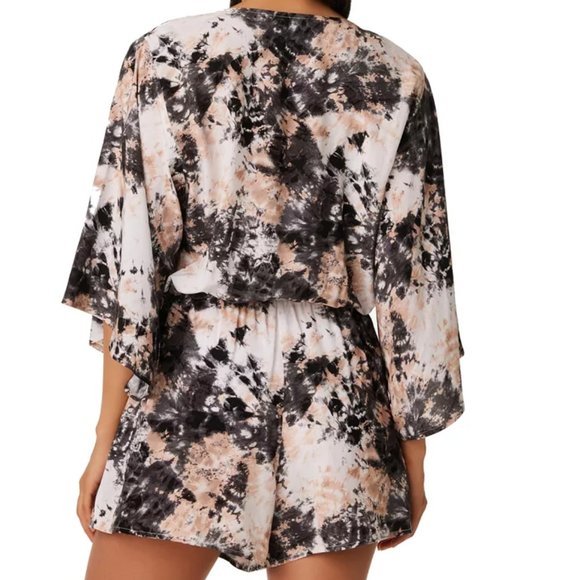 Bar III Tie Dye Women's Wet'N Wild Romper Swim Cover-Up XL NWT - Picture 2 of 2